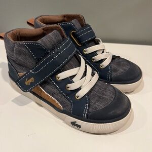 See Kai Run Toddler Boys Ankle Sneaker Blue/Brown Size 12 Toddler/Little kid